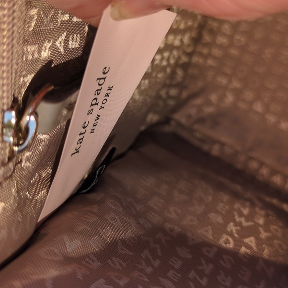 Kate Spade Doris Knightsbridge Grey Crocodile Emboss Leather Crossbody Satchel - Picture 11 of 14